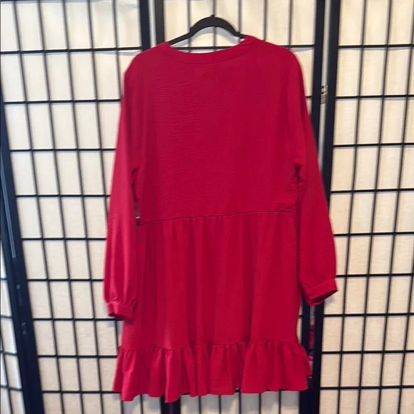 Vince Camuto Red Ruffled Tiered Sundress - Picture 5 of 5